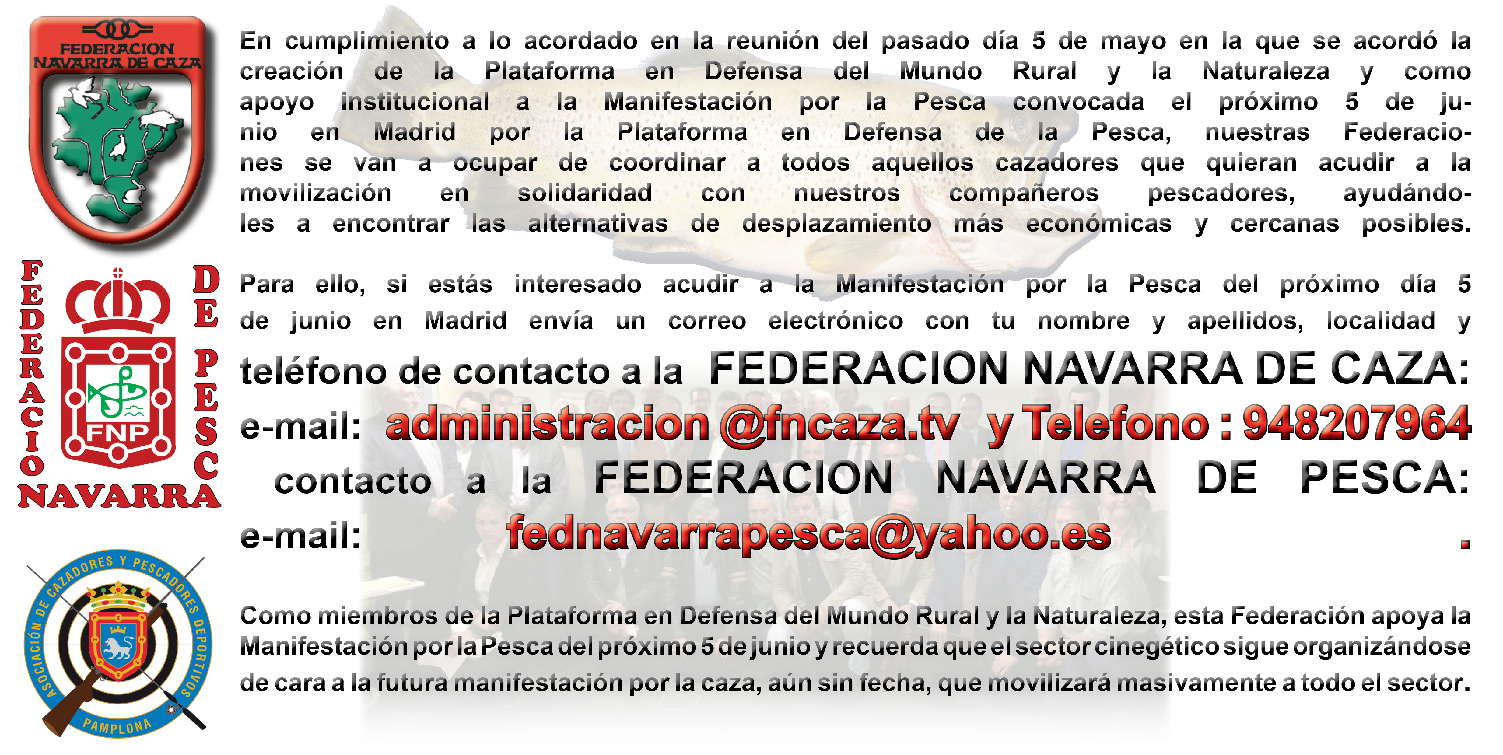 Manifestaci&oacute;n por la Pesca en Madrid (5 de junio)